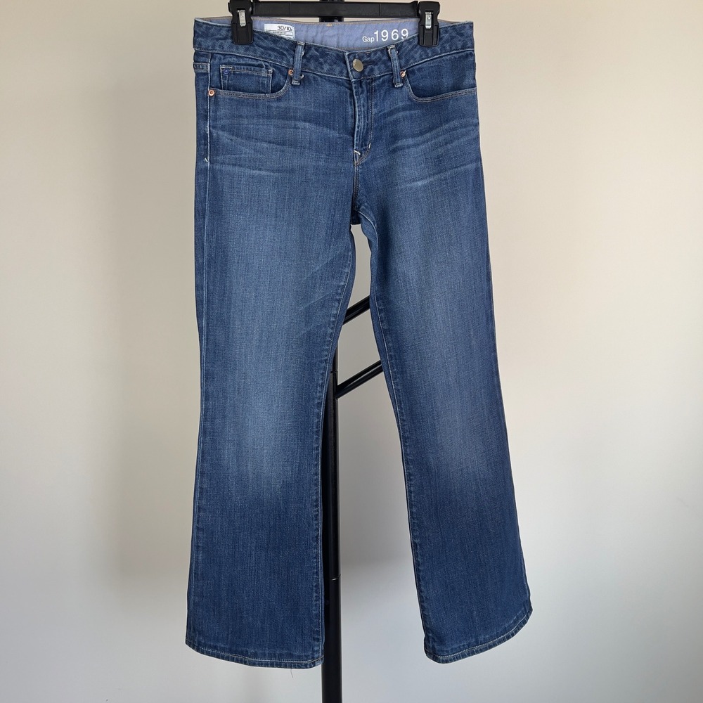 Gap 1969 Sexy Boot Jeans Womens 30/10r Medium Wash Blue Denim Bootcut Mid Rise